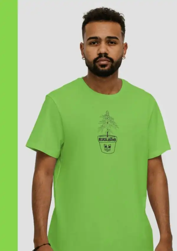 Camiseta Bloco Sativa 2025 - Verde