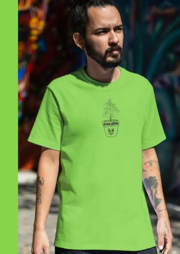 Camiseta Bloco Sativa 2025 - Verde - Image 4